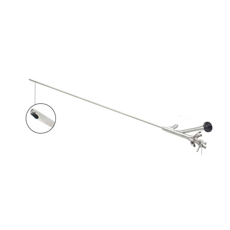 

Double Flush Design Fr6 Fr8 High Quality Medical Endoscope Semi-rigid Urerteroscope