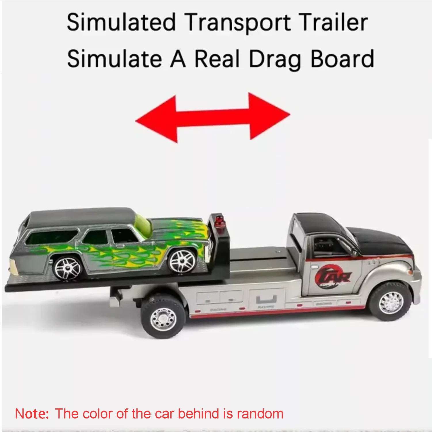 Maßstab 1:64 Container Legierung Anhänger Modell Spielzeugauto Druckguss Metall Bewegliches Gelenk Zurückziehen Rettungstechnik Fahrzeuge Geschenke für Kinder