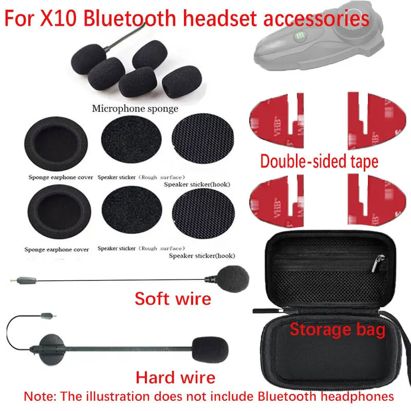 

Motorcycle helmet walkie-talkie accessories FOR XGP X10