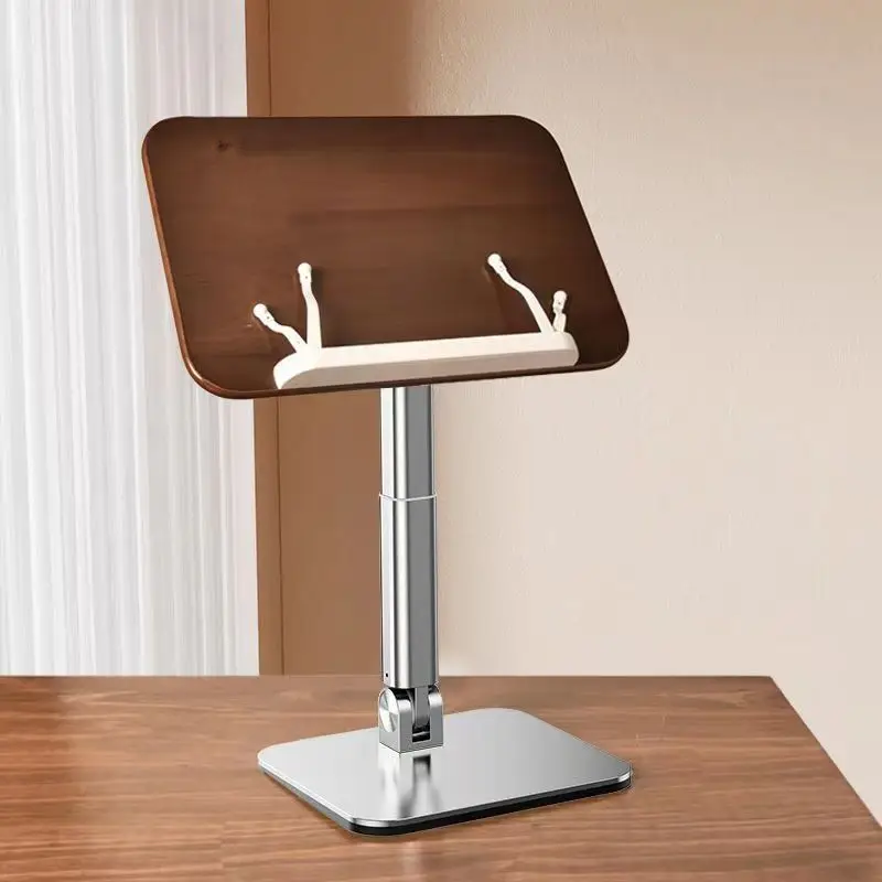 Solid wood laptop height increasing bracket can be lifted and suspended for heat dissipation