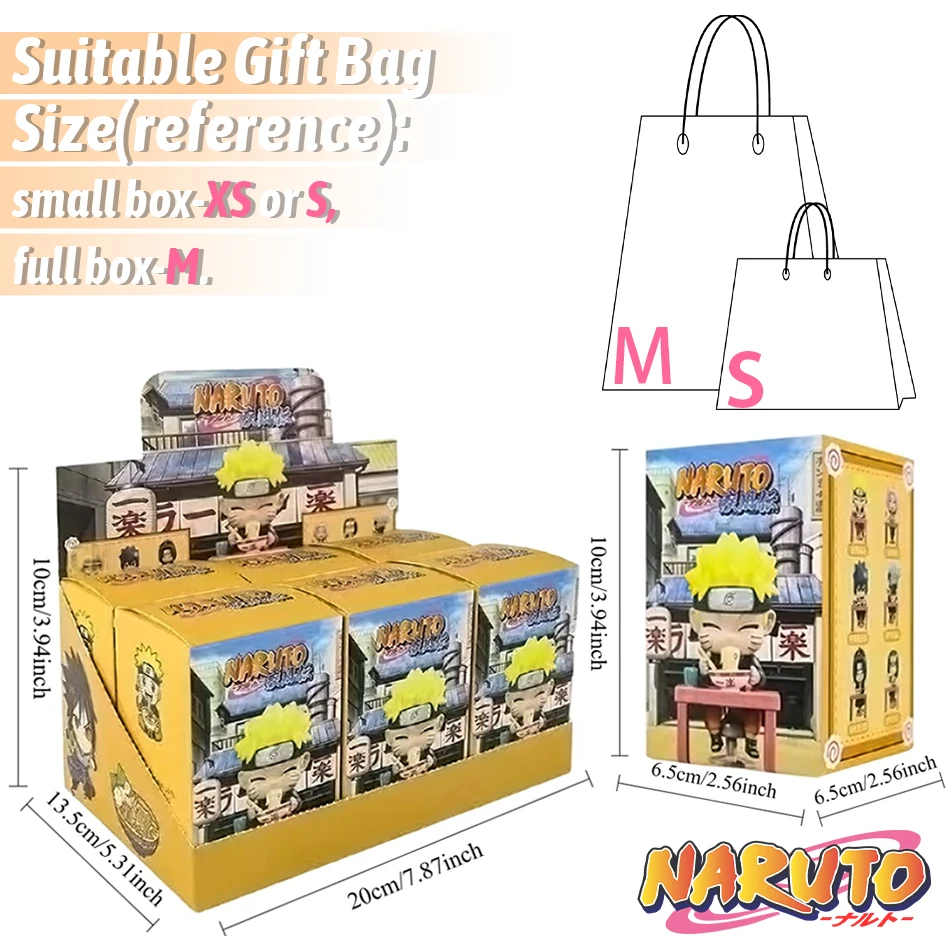 2026 Naruto Shippuden Ramen Theme 6PCS Blind Box Figures Anime