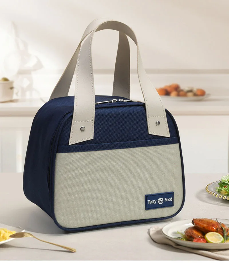 Маленькая портативная сумка для обеда на холодильник для женщин, детские школьные сумки для обеда, изолированная термоскладная водонепроницаемая сумка-холодильник для работы