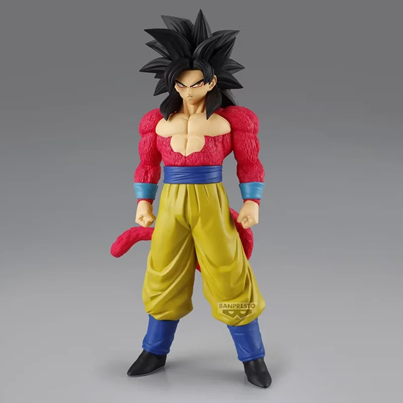 Banpresto Dragon Ball GT The Departure Super Saiyan 4 Son Goku Estátua Colecionável de Anime para Decoração de Mesa para Colecionadores
