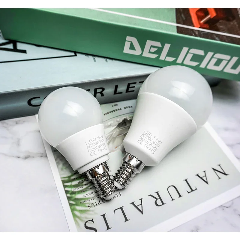 LED Bulb E27 E14 Lamps 3W 6W 9W 12W 15W 18W 20W 24W Bombilla for Led Light Bulbs AC 220V Lampada Energy Saving Lamp Lighting