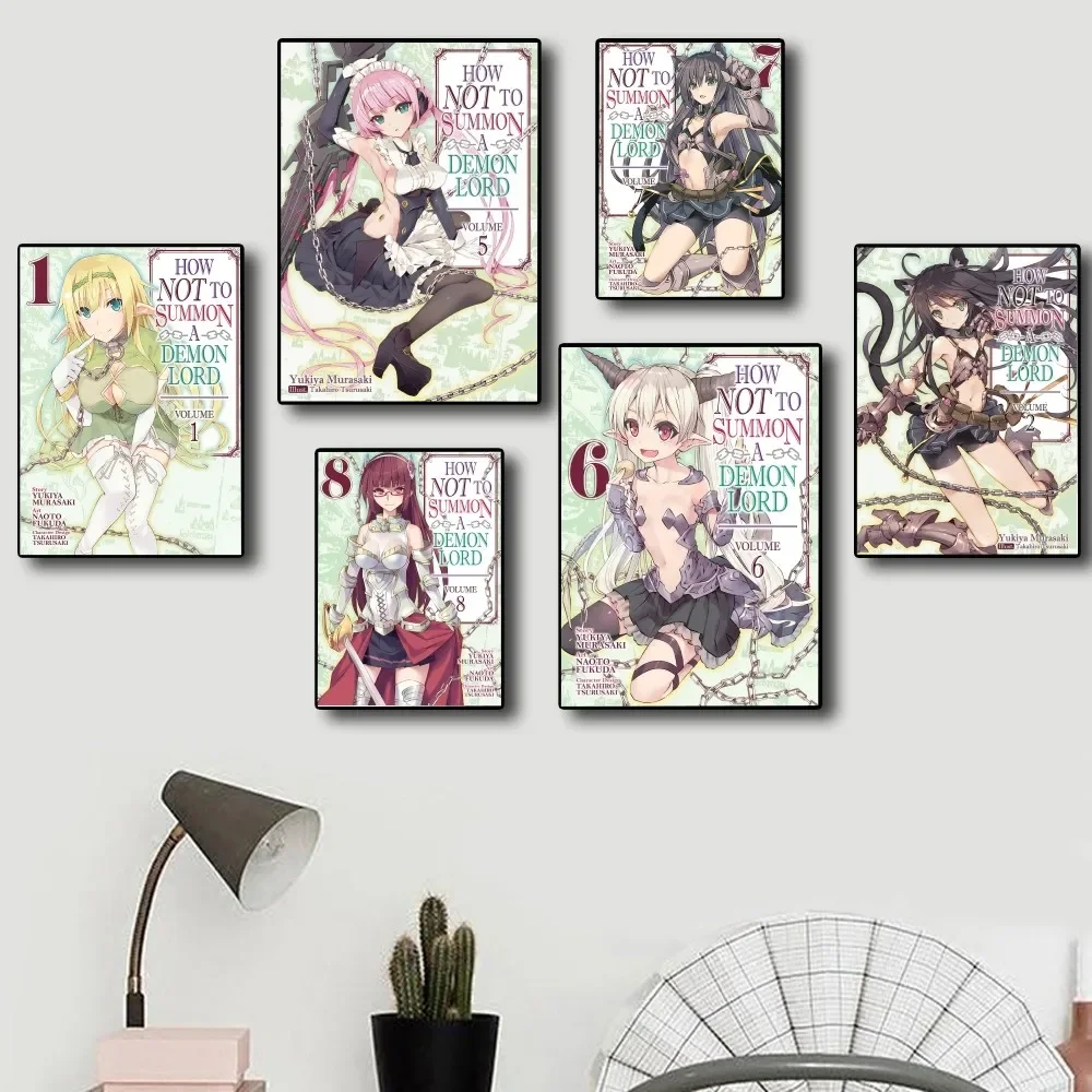 1pc Anime How Not To Summon A Demon Lord Poster Paper Print Home Bedroom Entrance Bar Cafe Art Painting Decoration