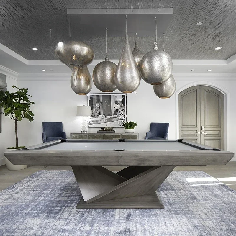 

standard adult home commercial billiard table American black eight fancy nine balls!