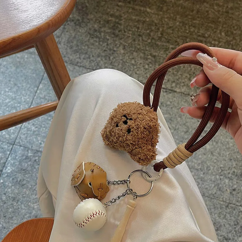 New Fashion Nylon Handmade Rope Colorful Braided Keychain Chian Vintage Keychain DIY Creative Bag Pendant Decoration Key Buckle