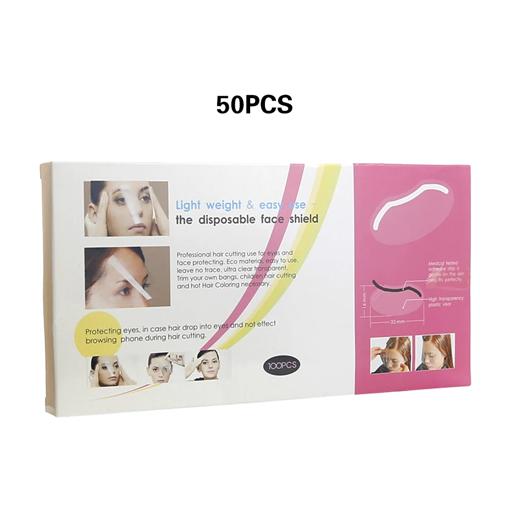 300pcs Transparent Shower Face Shields for Adults