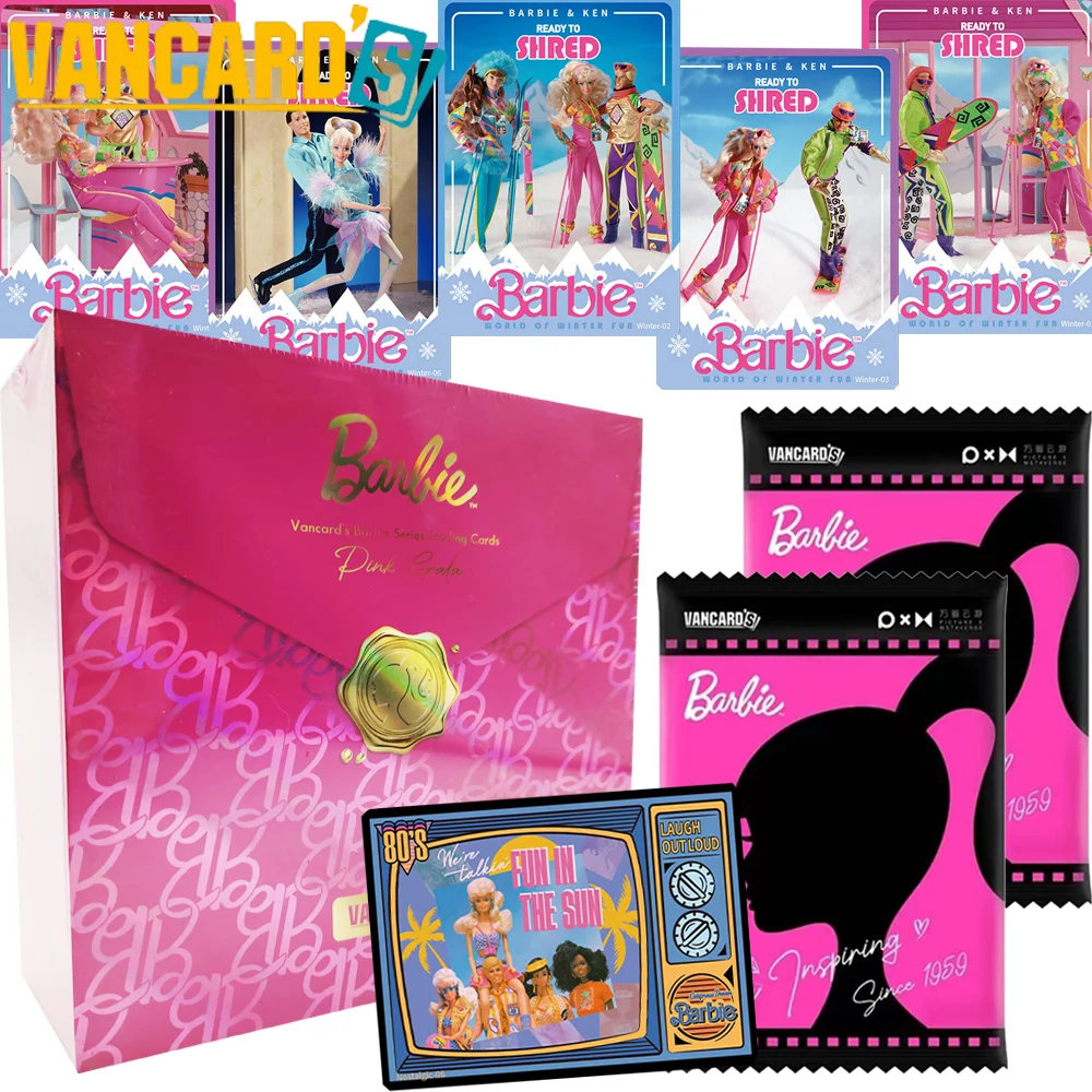 

Vancard's Genuine Popular IP Hobby Collection Cards for Friends Classic Art Figures Pink Gala Princess Celebration Cards Gifts