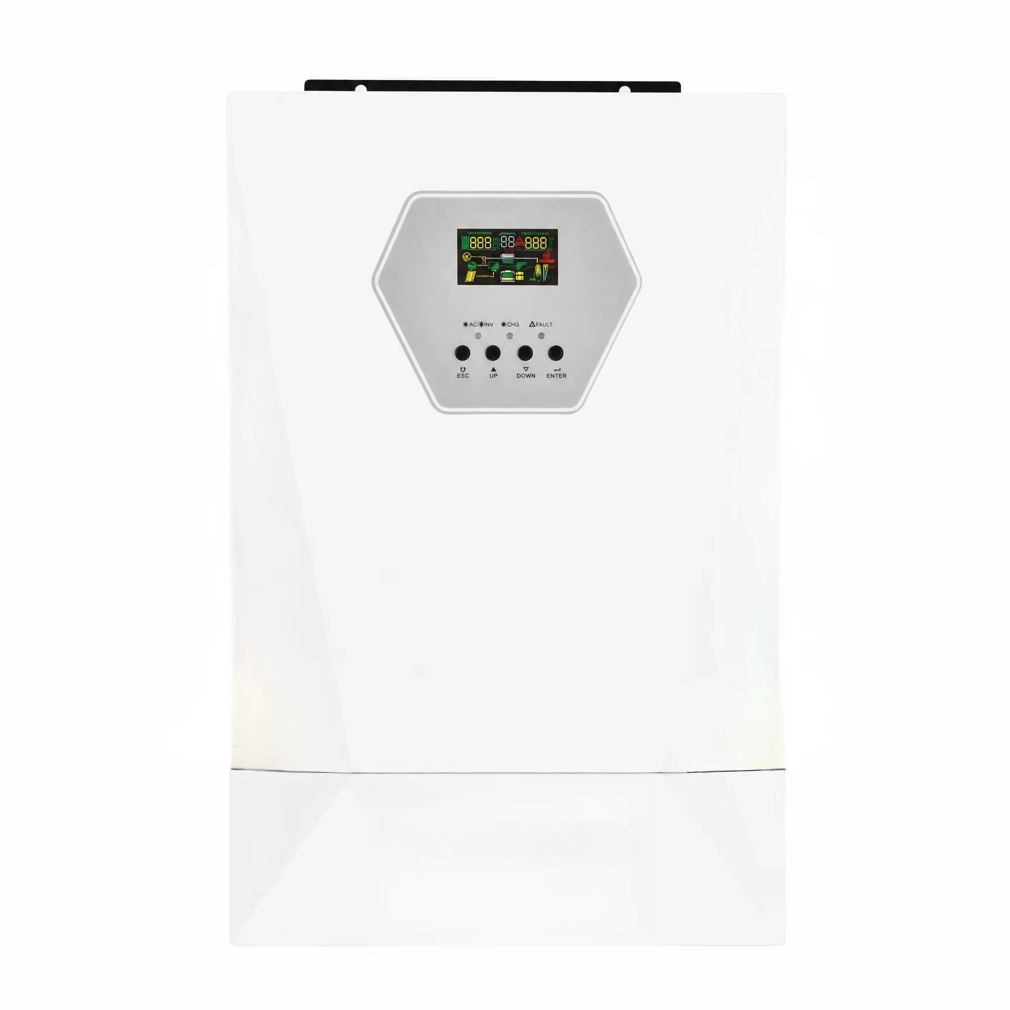Inversor EU Hybrid Solar Micro Inverter 48V to 220V 6.2kW Single Output MPPT High Power 98% Efficiency