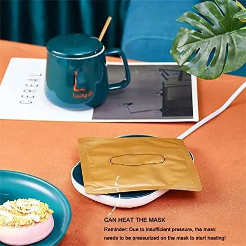 Usb Recharge Warm Soup Cup with Spoon and Storage Bag Set - Stainless Steel Breakfast Cup and Folding Spoon for Portable Meals