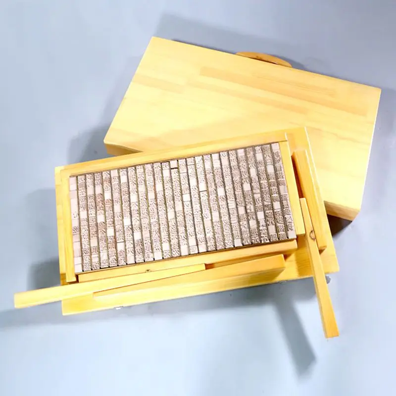 

Movable type printing font mold Children's printing experience movable type plate Traditional printing experience props