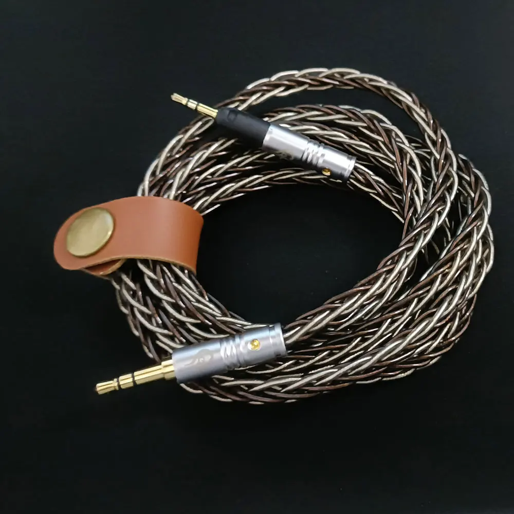 For Sennheiser HD598 HD518 HD558 HD569 HD579 HD598se HD2.30 4.4mm 2.5mm HD560S 100% Single Crystal Copper Headest Upgrade Cable