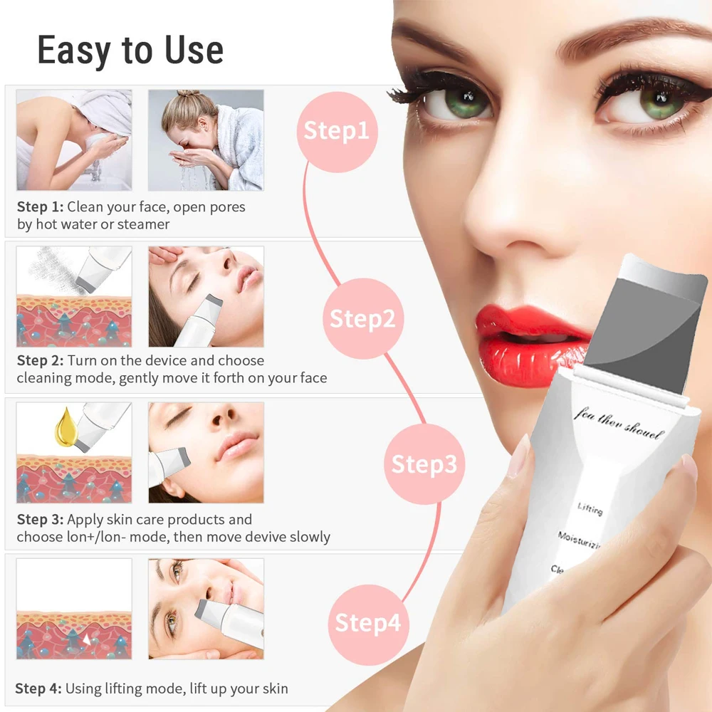 Facial Cleansing Brush - Deep Cleansing And Blackhead Removal With Massage, Valentine\'s Day Gift