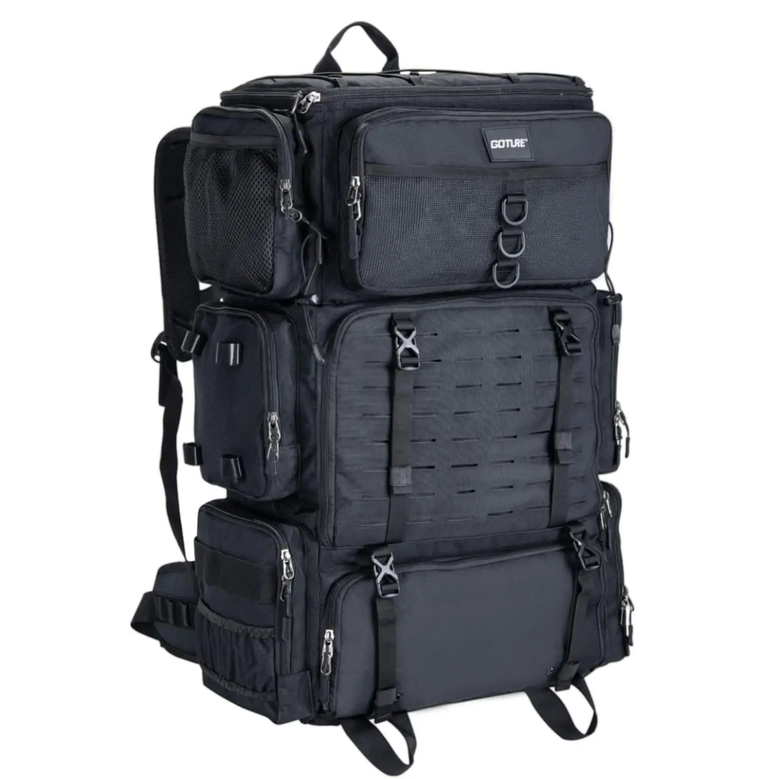Goture Outdooor Fishing Storage Bag Large Capacity Insulated Cooler Compartment Bag with Waterproof Rain Cover Bag for travel
