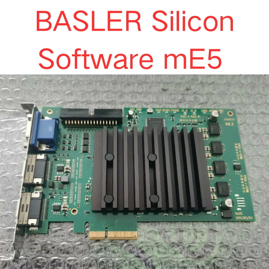 

used Silicon Software mE5 marathon ACL 311JG633 V0.3 image acquisition card test OK Fast shipping