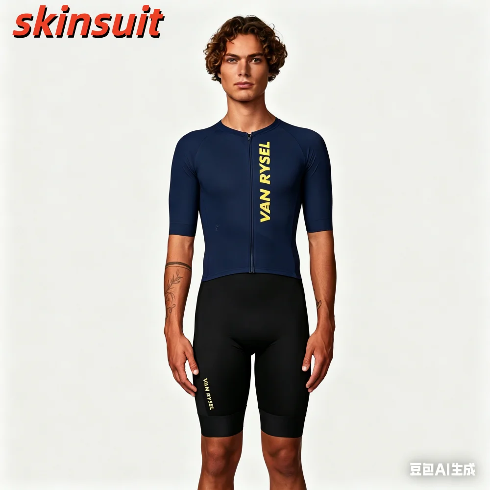 Pro Trisuit MEN'S Short Sleeve Skinsuit World Triathlon Clothes Swimming Cycling Running Jumpsuit Skating Colorful Apparel 2026 view 4