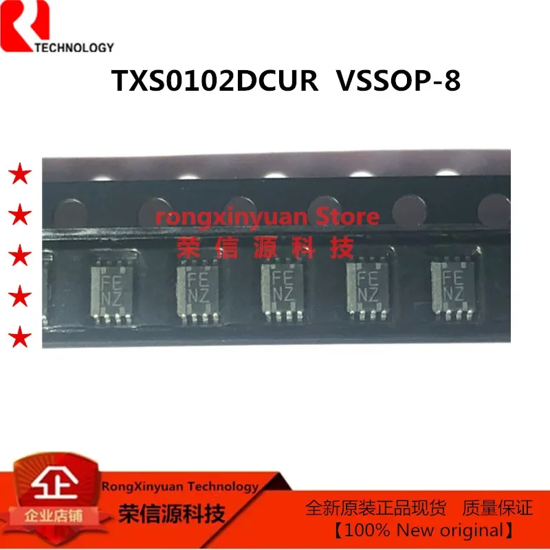 

TXS0102DCUR Marking: NFEZ 1938+ VSSOP-8 TXS0102 2-BIT BIDIRECTIONAL VOLTAGE-LEVEL TRANSLATOR 100% New original