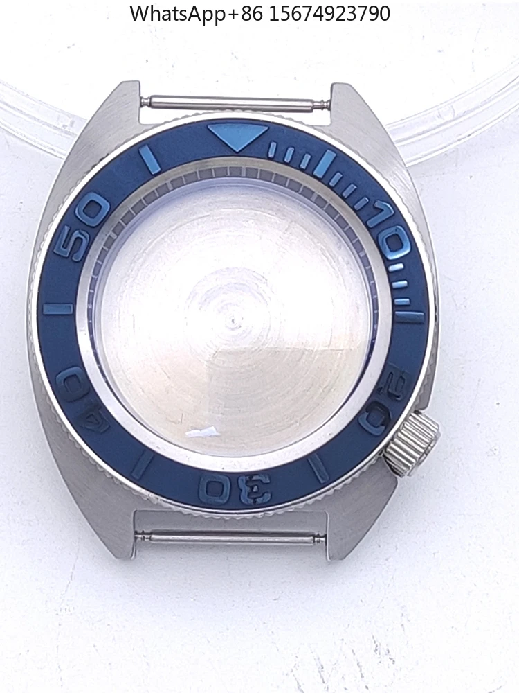 Stainless steel sapphire case, suitable for NH35/36/4R movement 40MM watch case, ceramic bezel