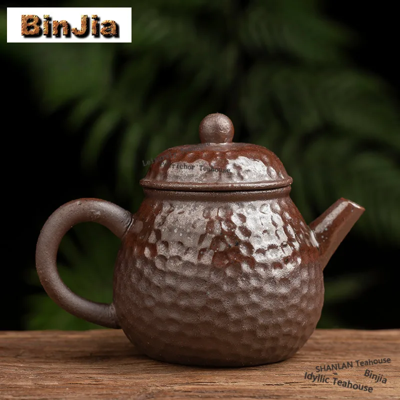 Kiyomizu Ware Small Capacity Teapot Vintage Tea Infuser Pot Tea Maker Kettle With Filter Chinese Tea Set Accessories Craft Gift