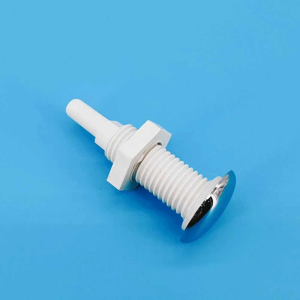 8mm 노즐 30mm 커버 스트레이트 버블 노즐 Φ8 크롬 캡 PVC 베이스 온수 욕조 에어 제트 노즐 마사지 욕조 제트 노즐
