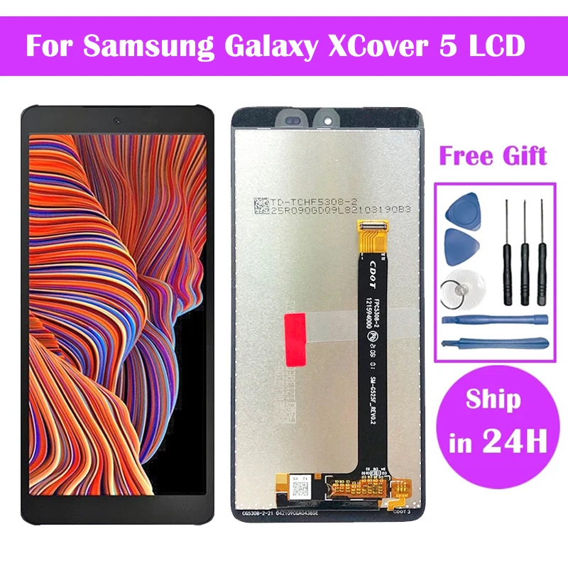 G525 LCD For Samsung For Galaxy Xcover 5 G525F LCD Display Touch Screen Digitizer Assembly Xcover 5 SM-G525F SM-G525F/DS