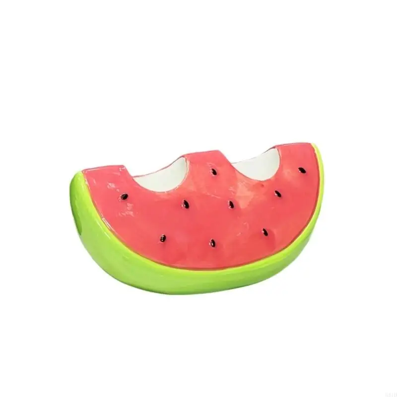

581D Creative Watermelon Toothbrush Holder Ceramic Toothbrush Stand For Bathroo