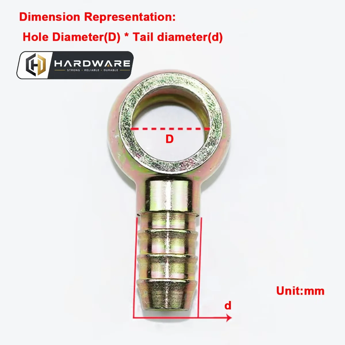 Hydraulic Ball Oil Pipe Hollow Screw Pressure Oil Pipeline High-pressure Hose Joint