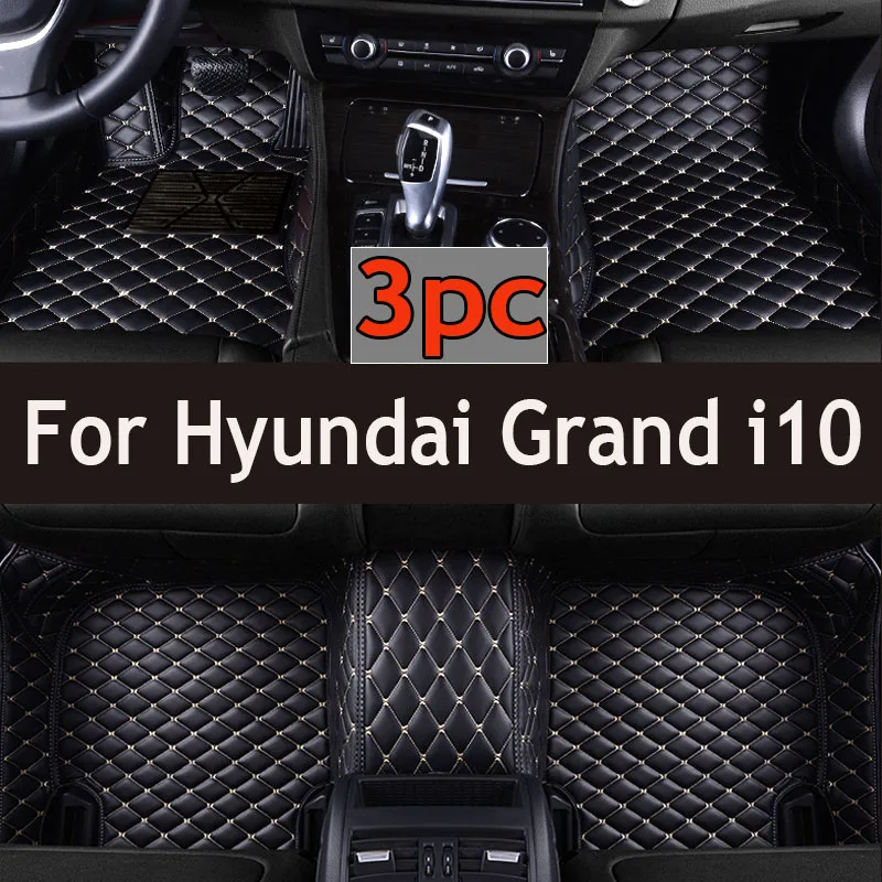 

Customized Artificial Leather Car Floor Mat For Hyundai Grand i10 2020 2021 2022 2023 Protect Your Vehicle's Interior Accessory