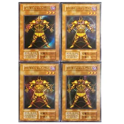 Anime Yu-Gi-Oh Goddess Monogatari Collectible Cards Homemade Laser Flash Cards Exodia Game Toys Christmas Birthday Present