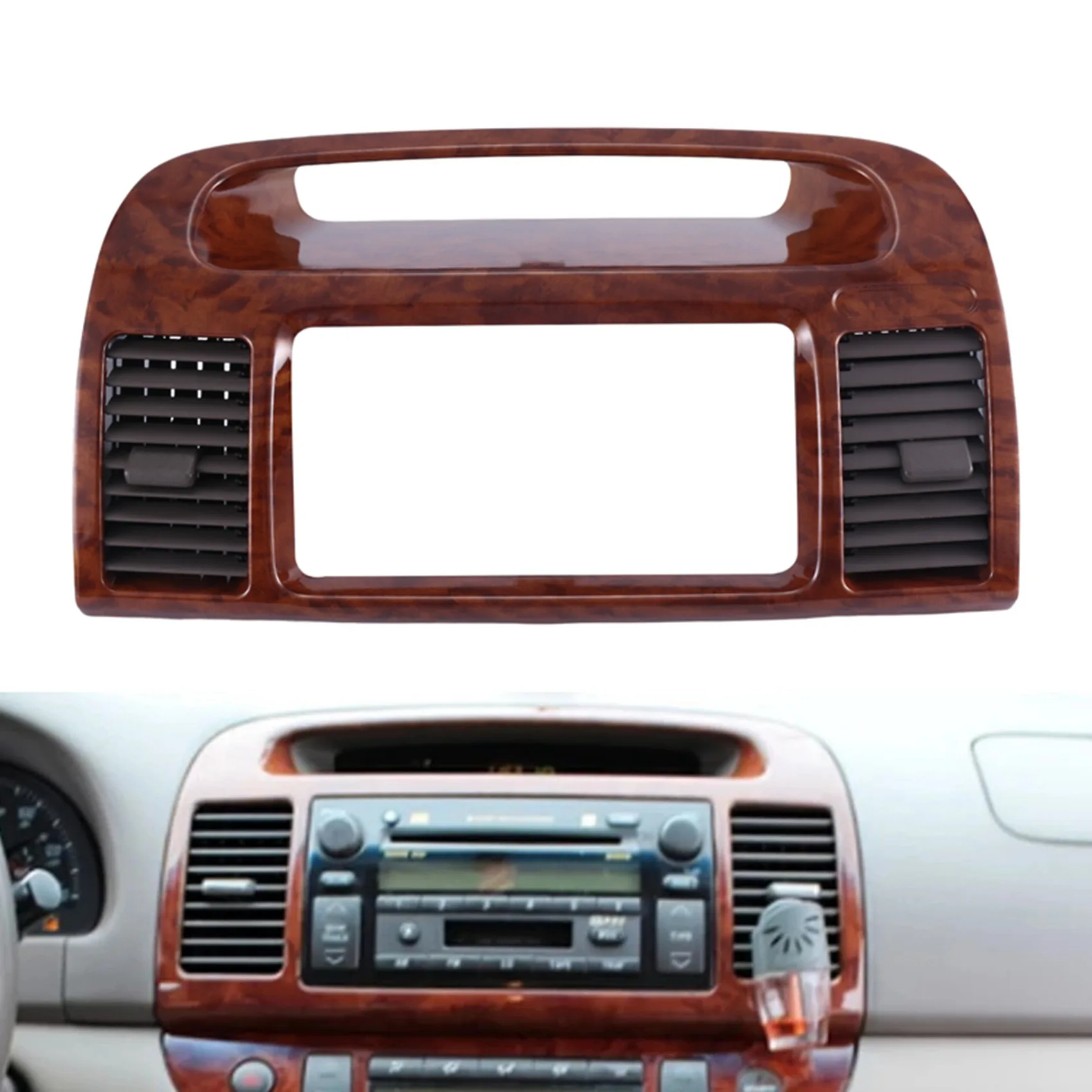 Auto Fascia Auto Stereo Paneel Montage Dvd Radio Dashboard Luchtopening Uitlaat Voor Toyota Camry 5 2002-2006