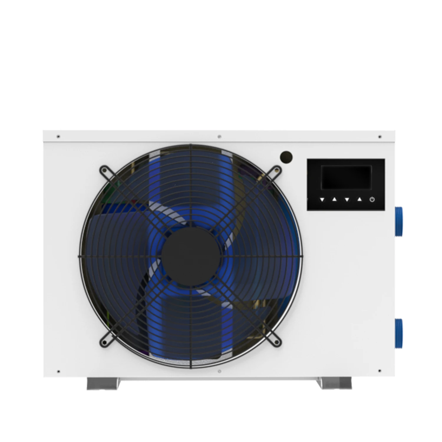 Mini Seafood aquaculture equipment wifi/app control 1hp 2hp Titanium heat exchanger portable air to water breeding heat pump