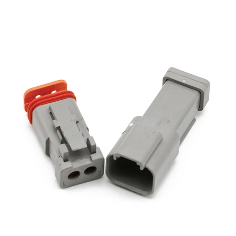 20 Set 2 3 4 6 8 12 Pin Deutsch DT Connector Waterproof Wire Male Female Plug With Flat Tail Cover DT06-8S-E003 DT04-4P-E003