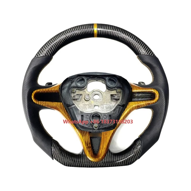 

Спортивное рулевое колесо из углеродного волокна подходит для Civic Accord 8.5th GK5 HR-V VEZEL City Quick Steering Lightweight