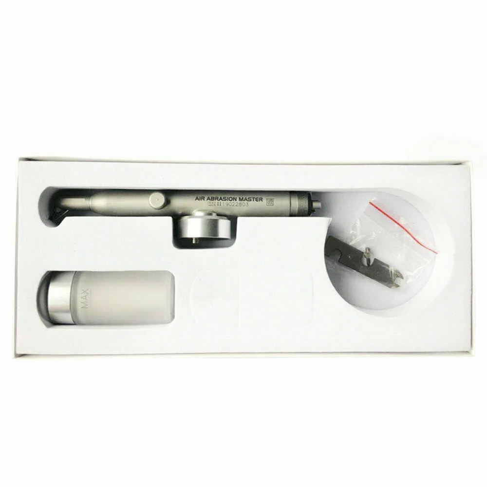 Dental Alumina Air Abrasion System Microetcher Polisher Sandblaster 4 Hole Aluminum Oxide Sandblasting Gun with Cooling Function