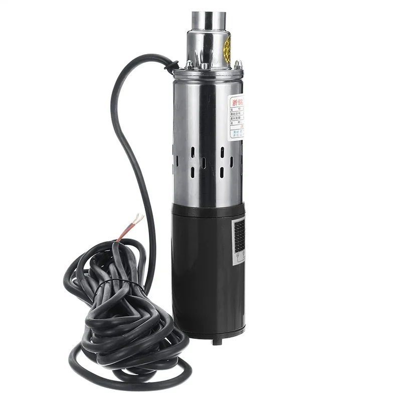 

12V/24V/48V Water Pump High Lift 60m Solar High Pressure Deep Well Pump Submersible DC Pump Agricultural Irrigation Garden Home