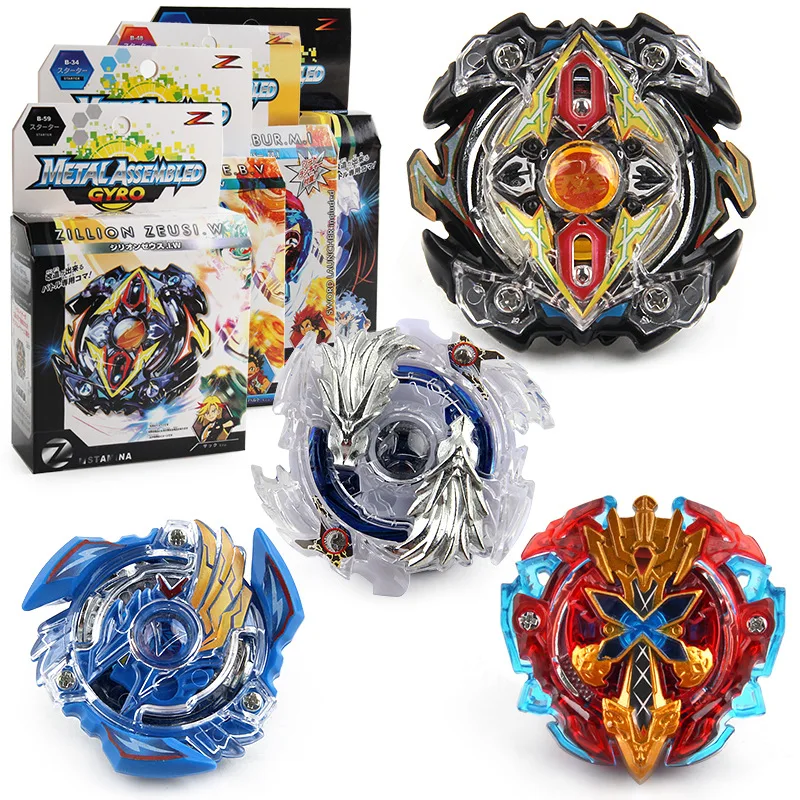 Launcher Burst Gyro B34 B48 B59 B66 Metal Fusion Collectibles Spinning Top Boys Toys Children Gift