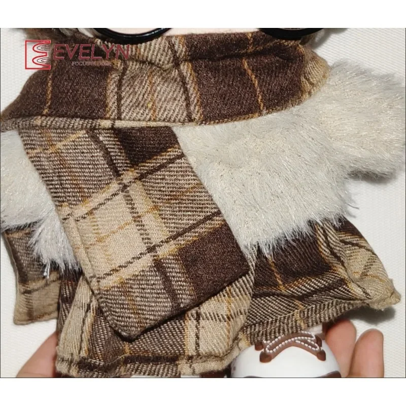 Evelyn（Doll）10/20cm Clothes Love and Deepspace  Idol Fans Gift Plush Hat Cap Scarf Sweater Pants Clothes Outfit
