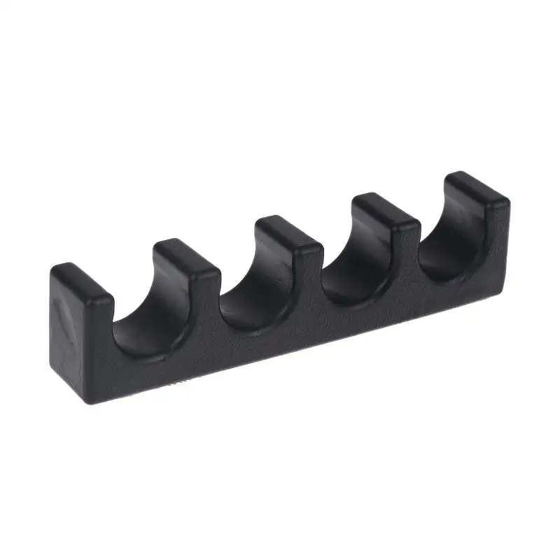 Table Snooker Cue Rack 4 Vertical Slots Pool Cue Holder Universal Fit for Most Tables for Family Billiards Recreation