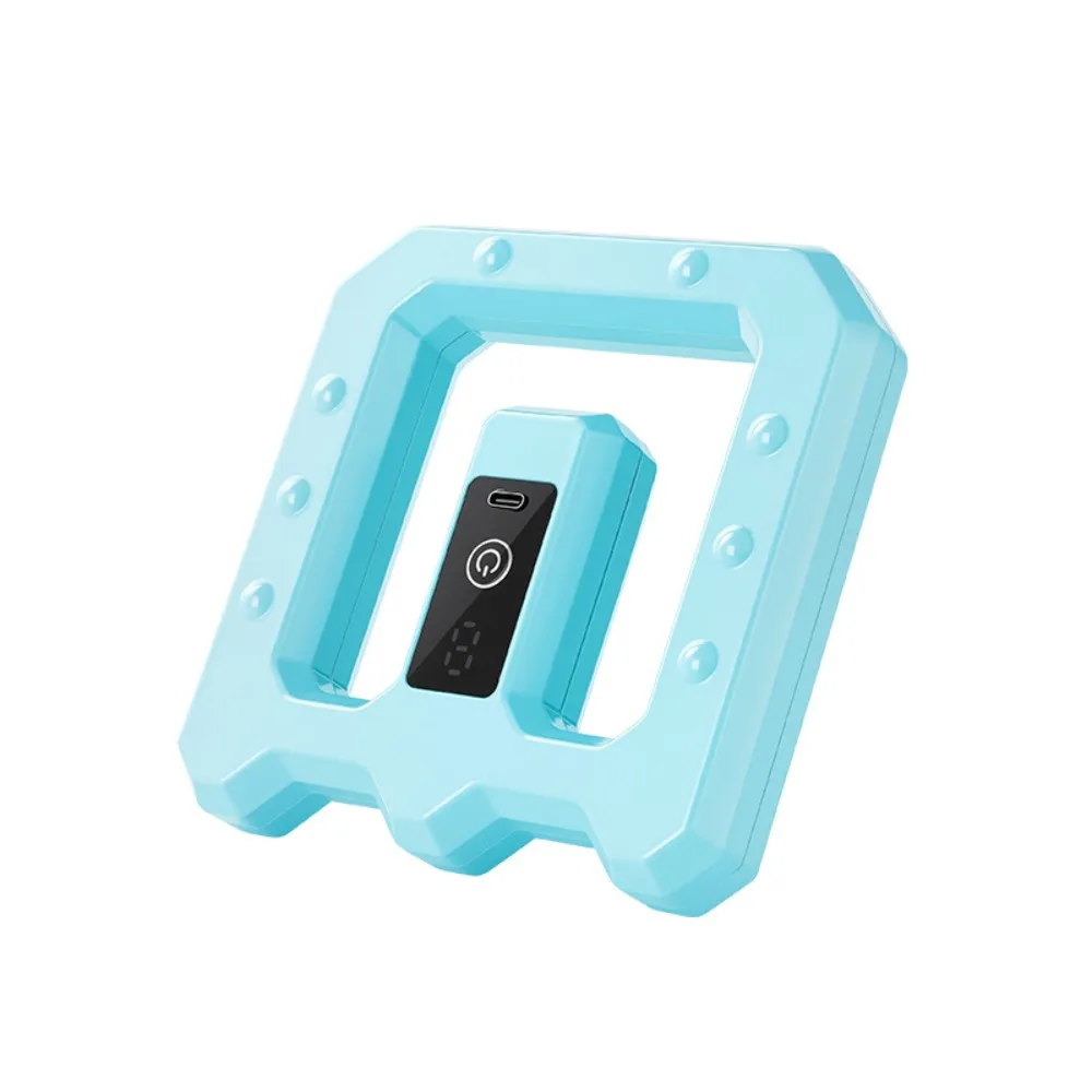 Cordless Fascia Rings Massager Type-C Rechargeable Adjustable Vibration Electric Body Slimming Machine with Belt Deep Tissue