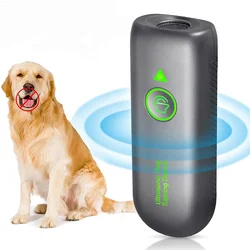 Dog Barking Control Devices Ultrasonic Barking Silencer Anti Barking Device Rechargeable Behavior Corrector Dog Training Tool