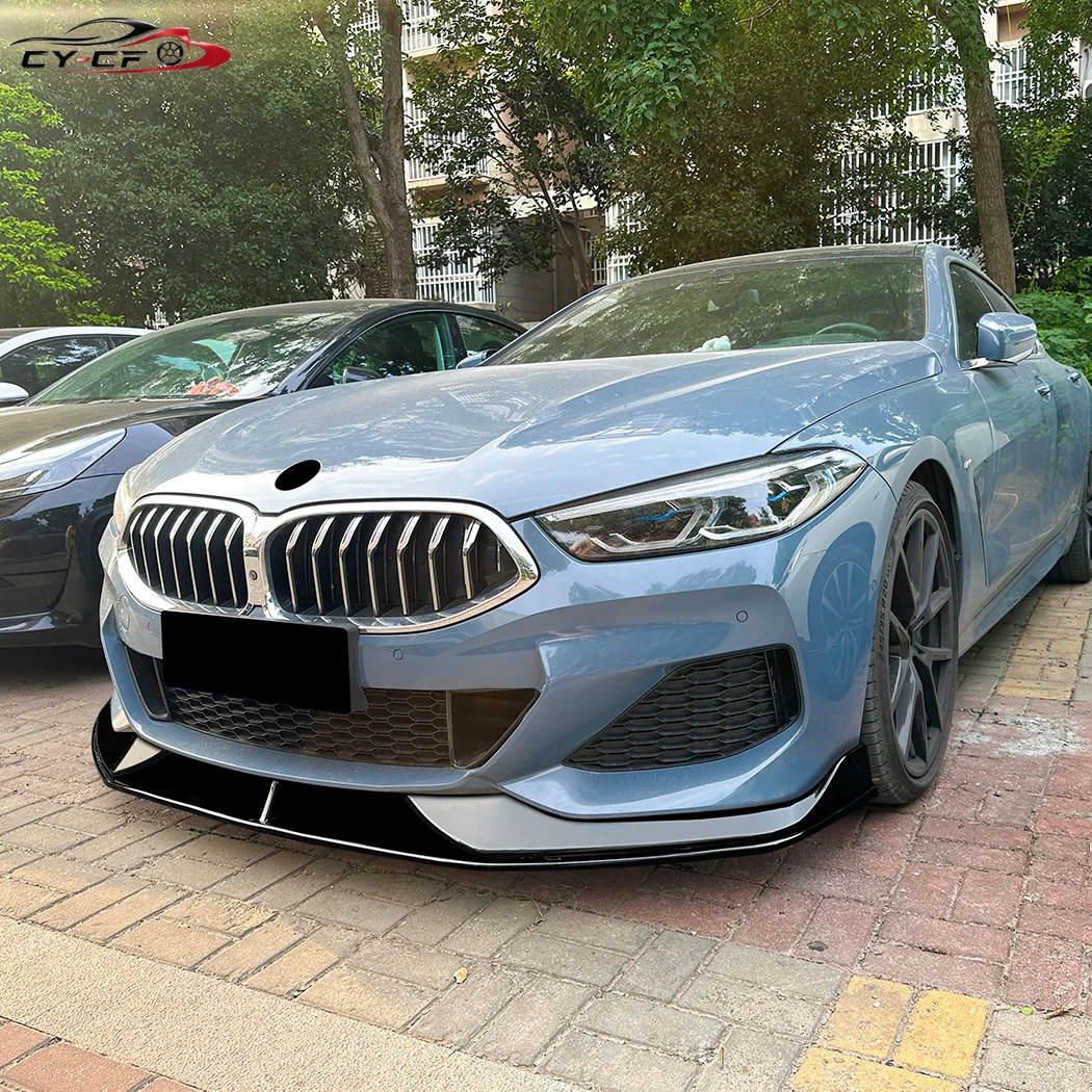 For BMW 8 Series G14 G15 G16 2019 2020 2021 2022 2023 2024 2025 Car M Style Front Bumper Lip Sports Racing Front Chin Spoiler