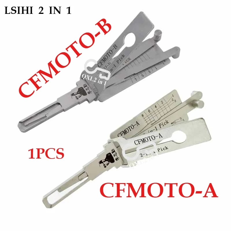 

1PCS Lishi 2-in-1 Lock Pick Tool for CFMOTO A/B Car Door Cylinders | New Arrival Tool Ganzua Lishi Locksmith Set complete kit