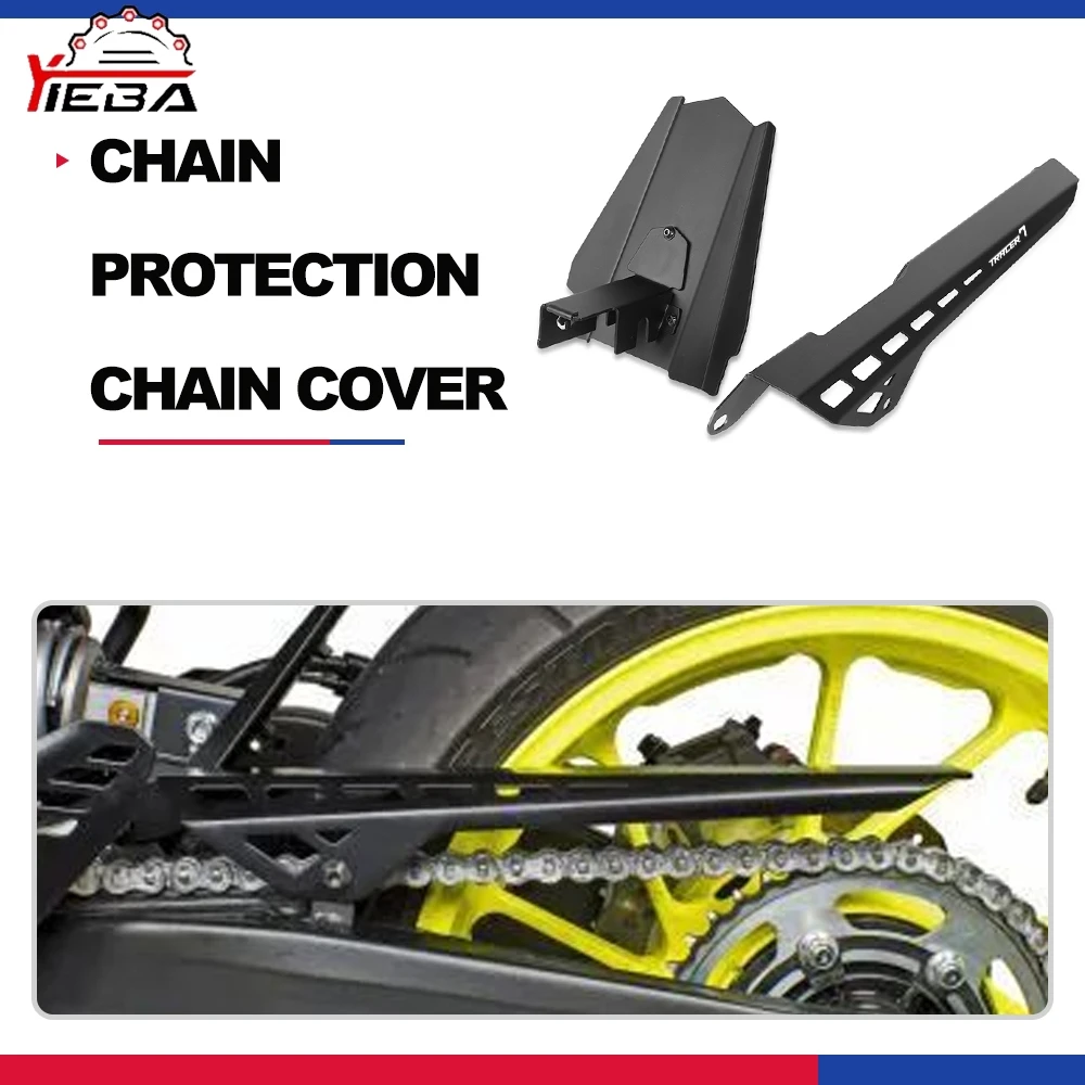 

For YAMAHA MT-07 MT07 Tracer 7/GT Tracer 700 XSR700 / XTribute YZF R7 2013-2025 Chain Guard Cover Rear Fender Tire Mudguard