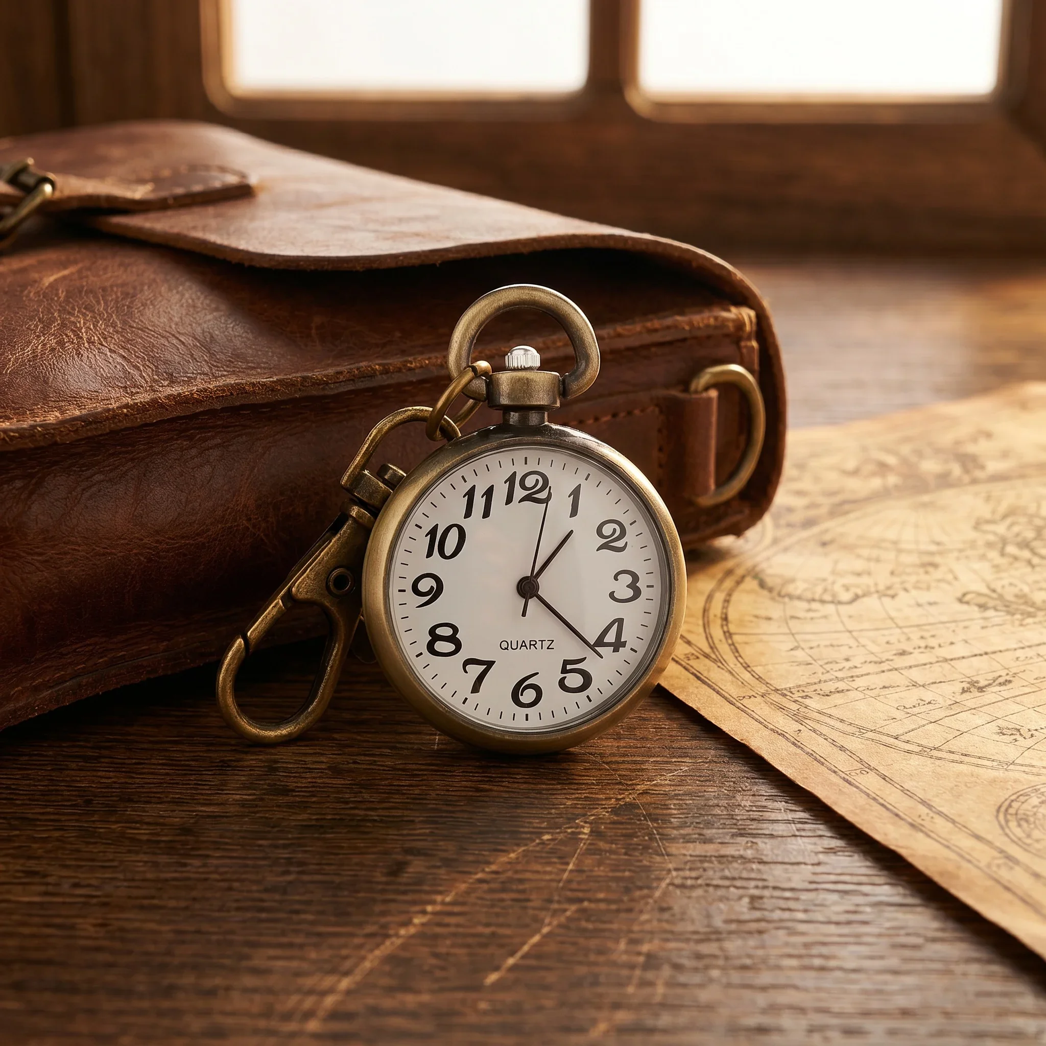 New Tiny Cute Quartz Pocket Watch with Keyring Men Women Mini Quartz Watch for Nurses Doctors Simple Students Watch Child Gift