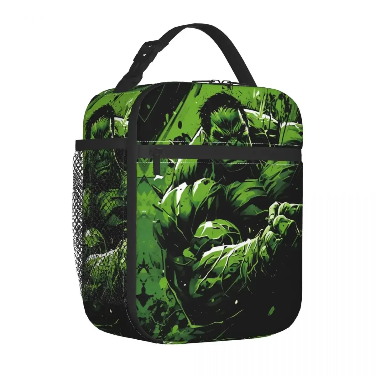 The Incredible Hulk Fightting Insulated Lunch Bag Portable Meal Container Cooler Bag Tote Lunch Box Work Travel Food Bag