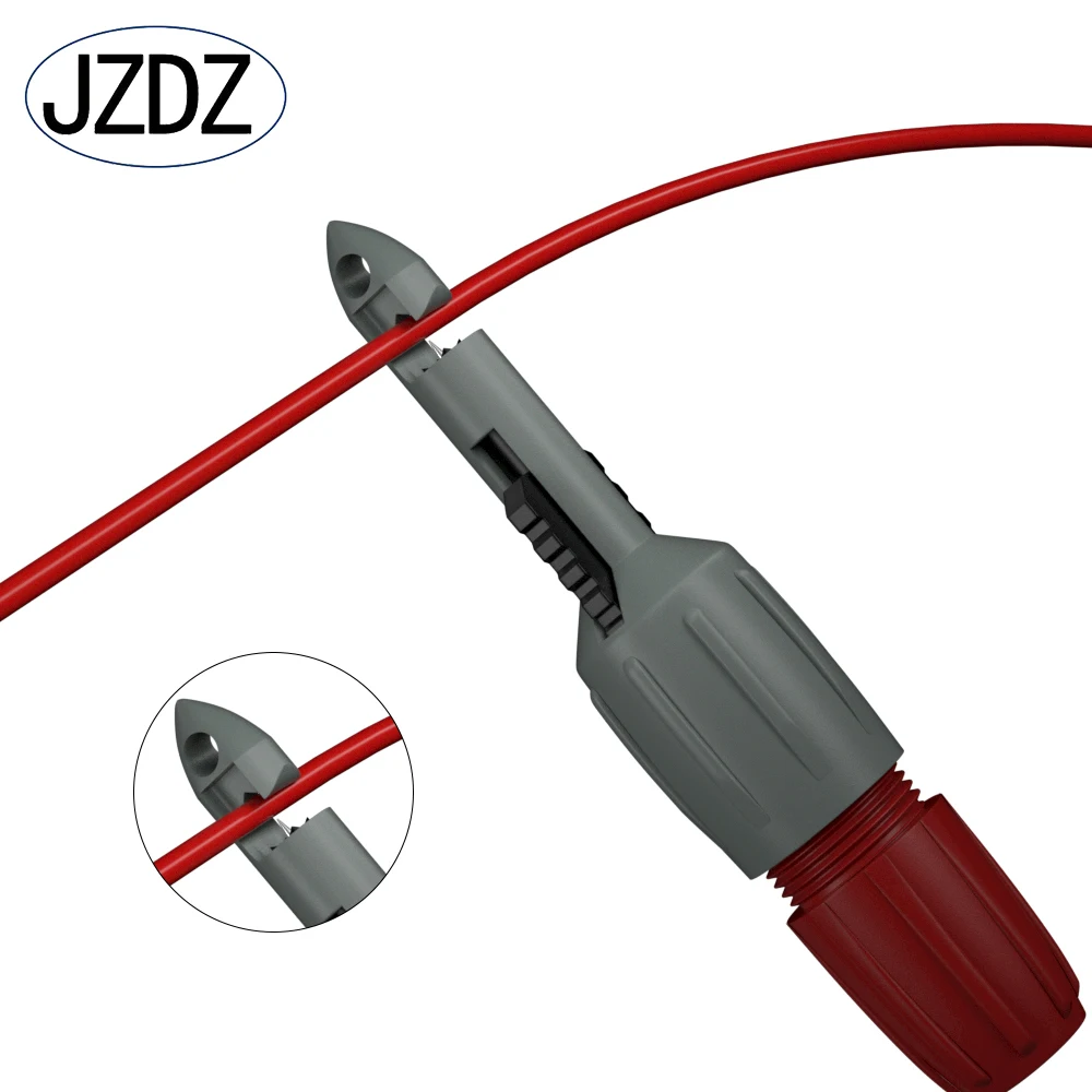 Imagem -04 - Jzdz-sonda Piercing do Fio de Isolamento Clipes Piercing para Multímetro Tensão Voltímetro Teste do Termômetro J30039 Pcs