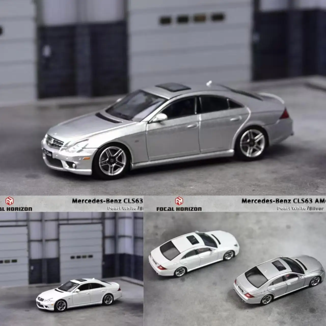 Spot FH 1:64 Benz CLS 63 AMG الجيل الأول Mk1 C219 سبيكة مغلقة بالكامل، نموذج سيارة