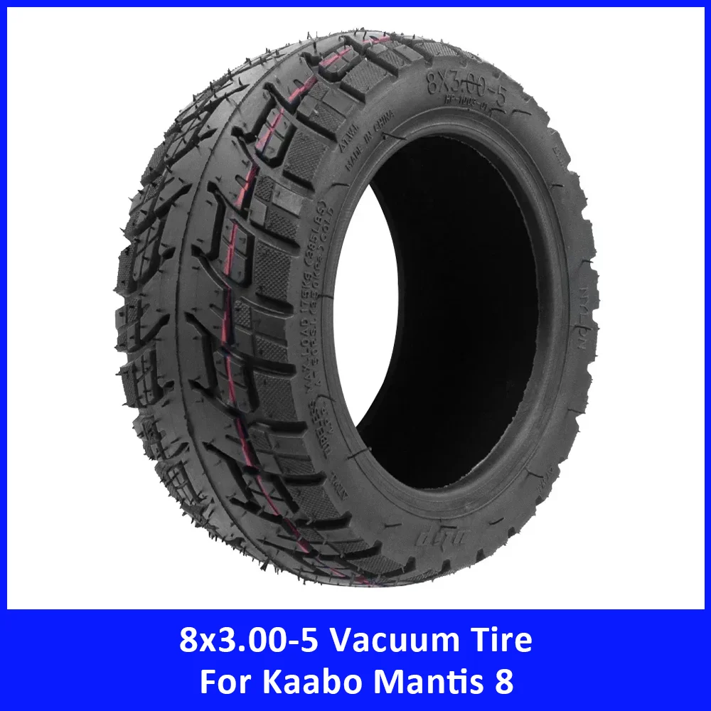 8x3.00-5 Vacuum Tire for Kaabo Mantis 8 Electric Scooter Accessories 8Inch 8x3.0 Off-Road Outer Tyre Replacement Parts