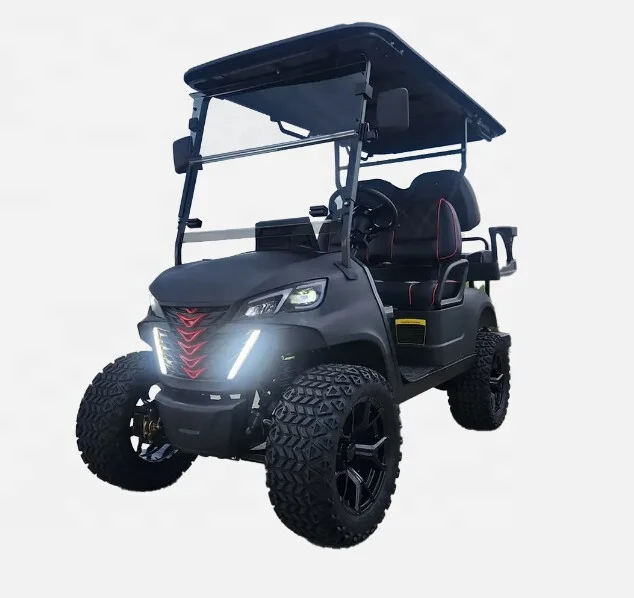 TongCai Wholesale CE Approved 4 Seater Lithium Battery Electric Golf Cart 2+2